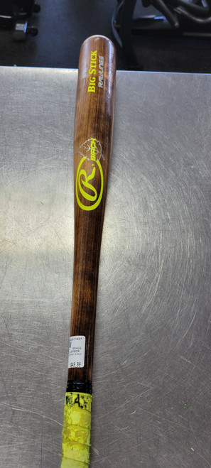 Vist Large View of Product Image Which is Used Rawlings BIG STICK JM7BIR BIRCH BB/SB Wood Bat 32"