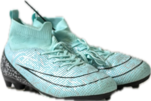 Vist Large View of Product Image Which is Used Soccer Cleats Turquoise Senior 7.5