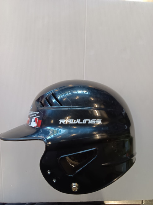 Vist Large View of Product Image Which is Used Rawlings Batting Helmet No Mask Black One Size