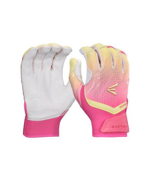 Vist Large View of Product Image Which is Easton Ghost Ethos Pink Lemon Fastpitch Batting Gloves #GH26FPBG