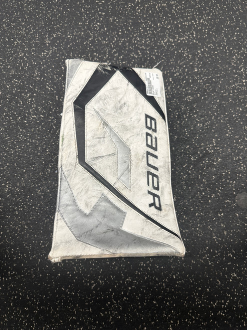 Vist Large View of Product Image Which is Used Bauer ONE60 Senior Goalie Blocker White