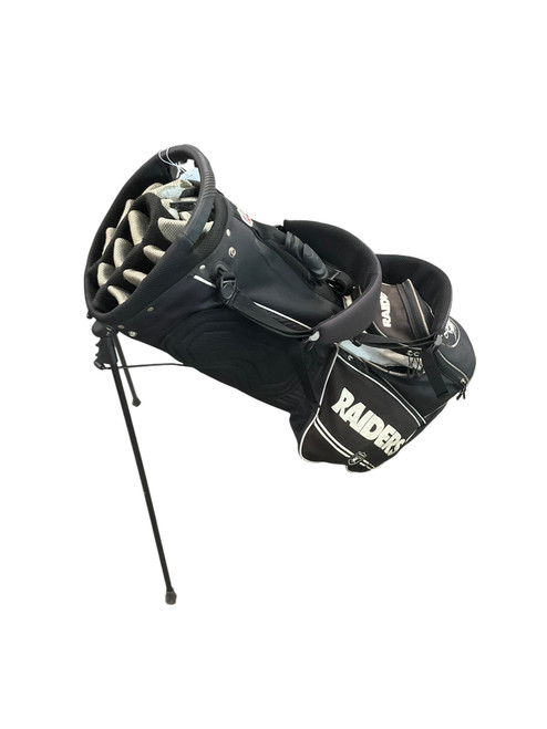 Vist Large View of Product Image Which is Used NFL RAIDERS BAG Mens Stand Bag Black