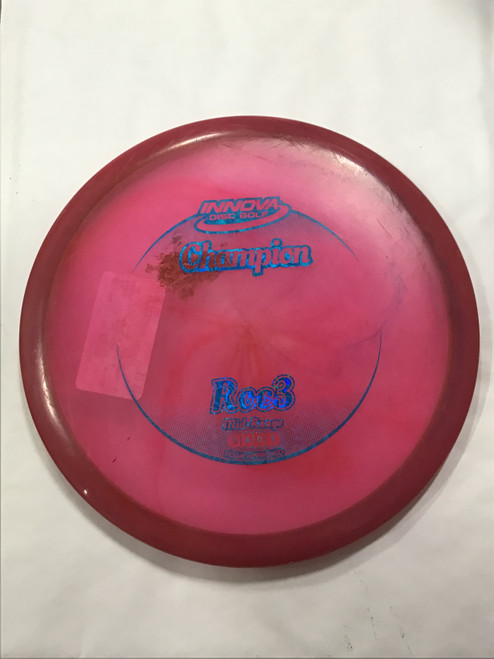 Vist Large View of Product Image Which is Used Innova CHAMPION ROC 3 Disc Golf Mid Range Maroon 168g