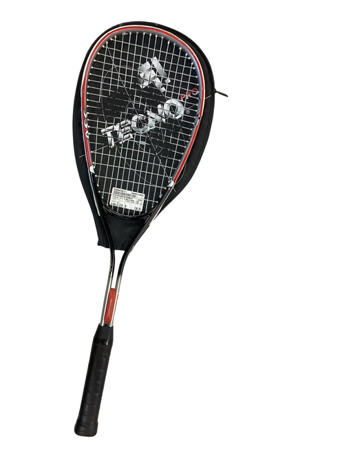 Vist Large View of Product Image Which is Used Tecno Pro CHALLENGE 330 Adult Squash Racquet Red 3 3/8"