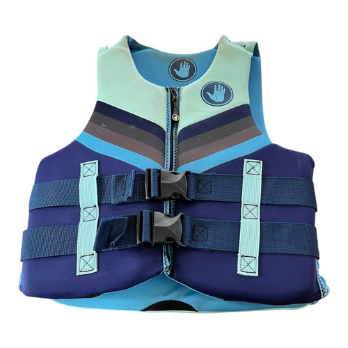 Vist Large View of Product Image Which is Used Body Glove Youth PFD Navy Blue Youth 50-90