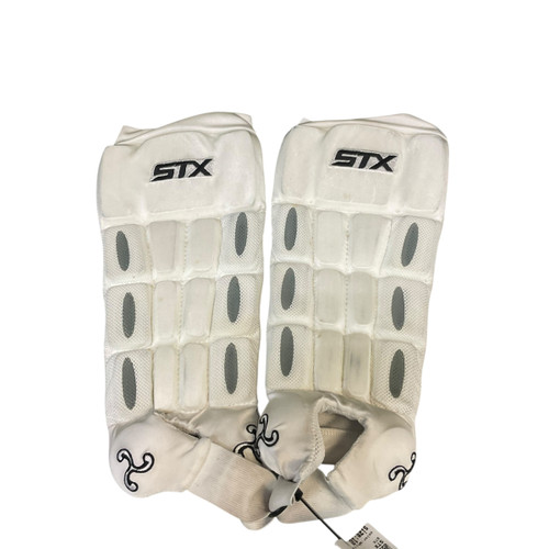 Vist Large View of Product Image Which is Used STX SHIN GUARDS FH Shin Guards White 10"
