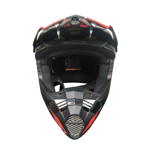 Vist Large View of Product Image Which is Used GMAX Youth Motocross Helmet Red Large