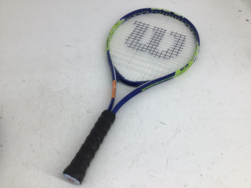 Vist Large View of Product Image Which is Used Wilson 25 IN US OPEN TENNIS RACQUET Junior Tennis Racquet Navy Blue 25"
