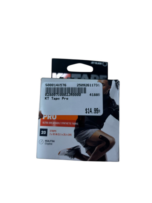 Vist Large View of Product Image Which is New KT Tape Pro Jet Black 20 Strips