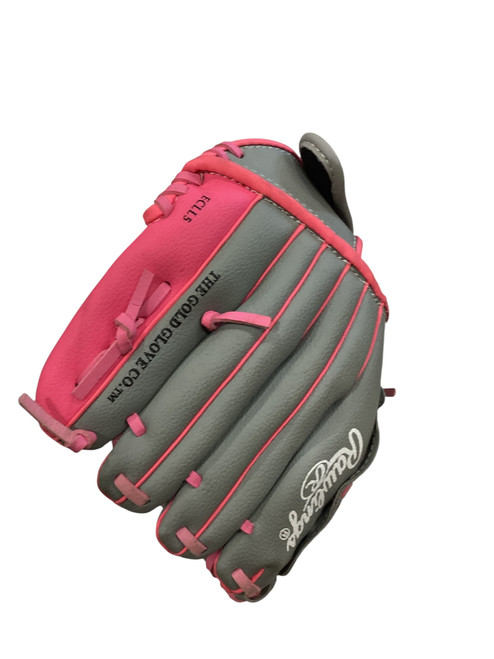 Vist Large View of Product Image Which is Used Rawlings STORM BB/SB Glove LH Throw Grey 10"