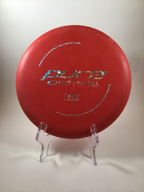 Vist Large View of Product Image Which is Used Latitude 64 ZERO HARD PURE Disc Golf Putter Red 173g