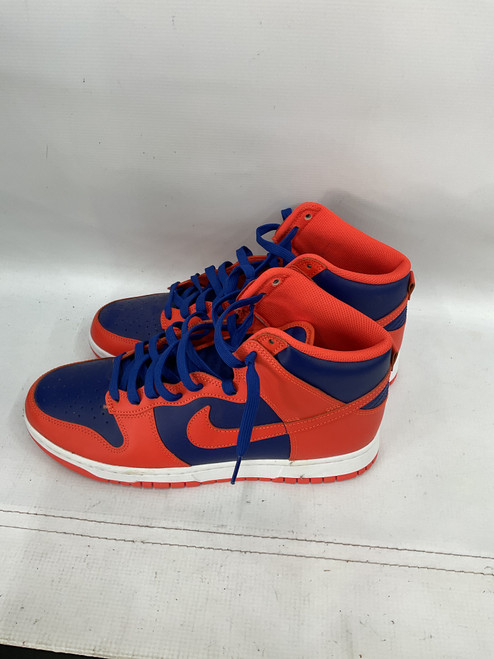 Vist Large View of Product Image Which is Used Nike Basketball Shoes M Navy Blue And Orange Senior 11