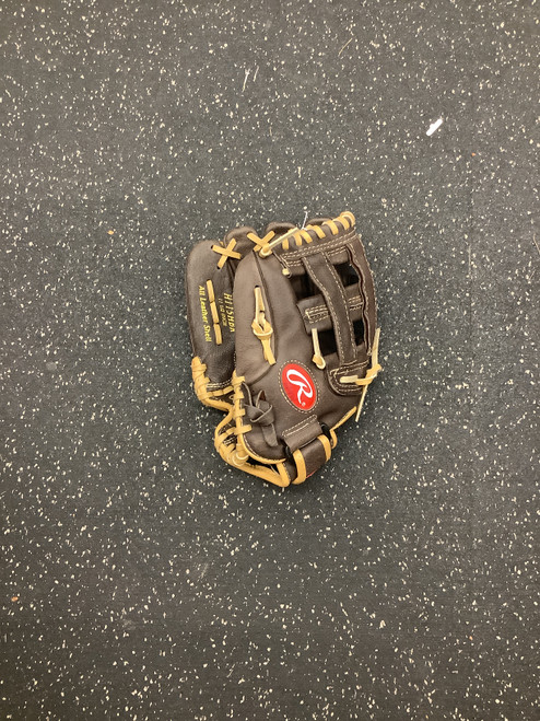 Vist Large View of Product Image Which is Used Rawlings H115HBR BB/SB Glove LH Throw Brown 11 1/2"