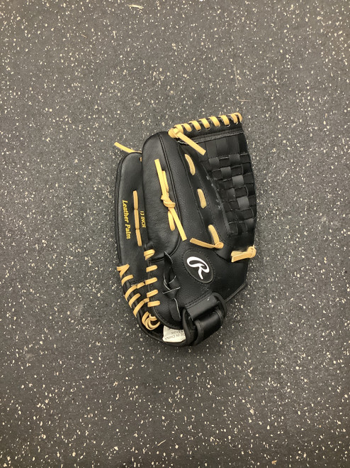 Vist Large View of Product Image Which is Used Rawlings SS13W BB/SB Glove LH Throw Black 13"