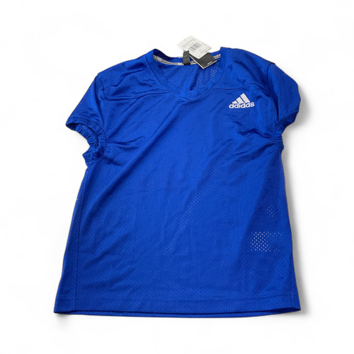 Vist Large View of Product Image Which is Used Adidas PRACTICE JERSEY FB Top Youth Royal Blue LG
