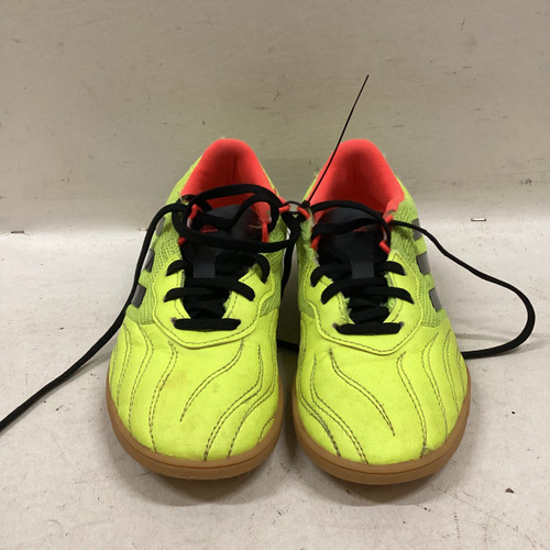Vist Large View of Product Image Which is Used Adidas Soccer Indoor Shoes Yellow Junior 03.5