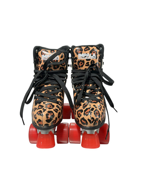 Vist Large View of Product Image Which is Used IMPALA CHEETA SKATES Senior Roller Quad Skates Brown Senior 6