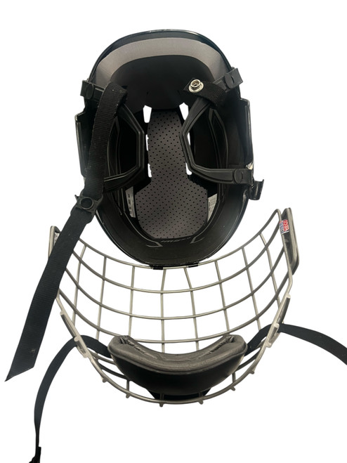 Vist Large View of Product Image Which is Used Bauer HELMET Helmet Cage Combo Black SM