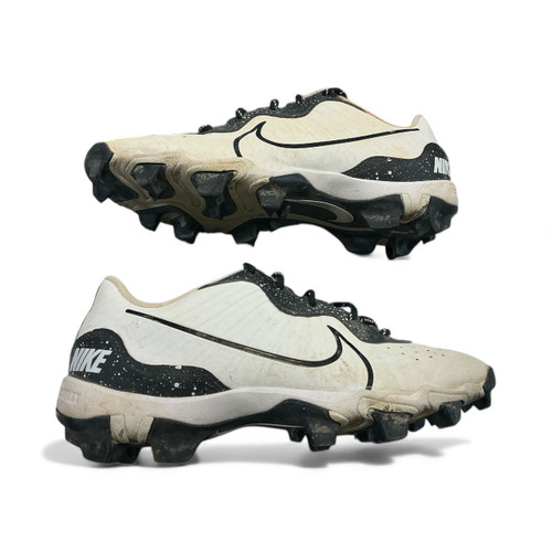 Vist Large View of Product Image Which is Used Nike FASTFLEX BB/SB Cleats Black And White Senior 7