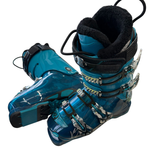 Vist Large View of Product Image Which is Used K2 SPYRE 110 LADIES DH BOOT Womens DH Ski Boot Teal 245 MP - M06.5 - W07.5