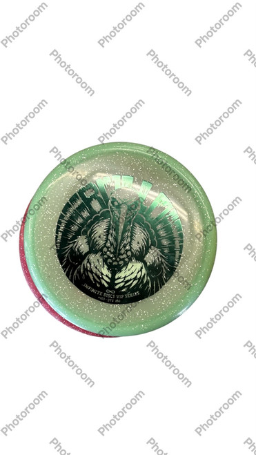 Vist Large View of Product Image Which is Used Infinite Discs VIP SERIES Disc Golf Mid Range Green