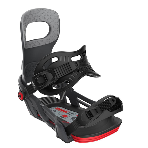 Vist Large View of Product Image Which is New Bent Metal Joint 2026 Snowboard Bindings Grey- LG
