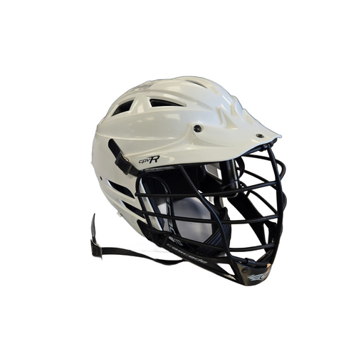 Vist Large View of Product Image Which is Used Cascade CPVR Lacrosse Helmet White One Size
