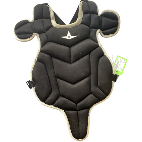 Vist Large View of Product Image Which is Used All-Star CHEST PROTECTOR Catchers Chest Protector Black Junior