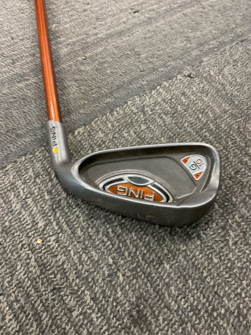Vist Large View of Product Image Which is Used Ping G10 YELLOW DOT Mens Individual Iron RH 6 Iron