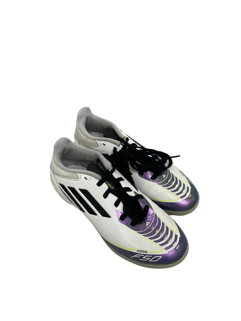 Vist Large View of Product Image Which is Used Adidas F50 Messi Jr 3 Soccer Turf Shoes