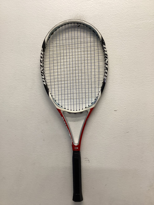 Used Dunlop 3 HUNDRED Adult Tennis Racquet Red 4 3/8" 11443-S000198346 Vist Large View of Product Image Which is Used Dunlop 3 HUNDRED Adult Tennis Racquet Red 4 3/8"