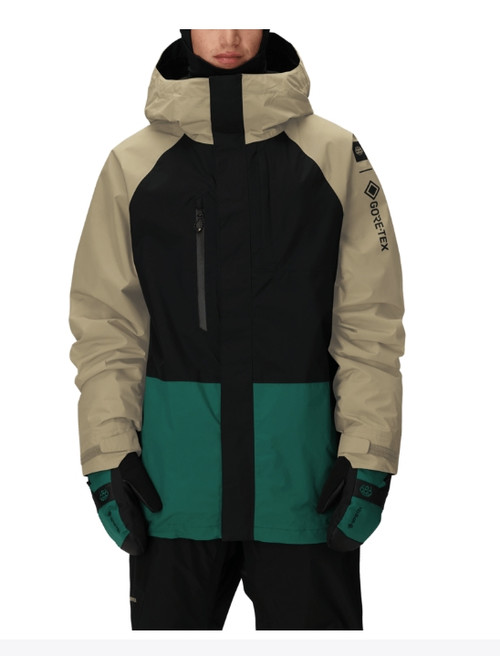 Vist Large View of Product Image Which is New 686 26 GORE-TEX CORE SHELL JACKET SAGE COLORBLOCK LG 