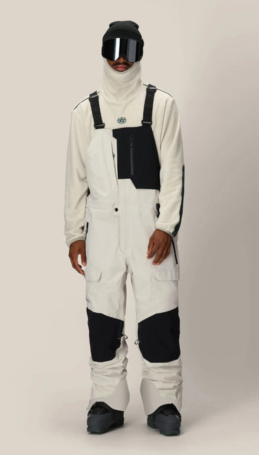 Vist Large View of Product Image Which is New 686 26 GORE-TEX DISPATCH SHELL BIB LIMESTONE COLORBLOCK MD