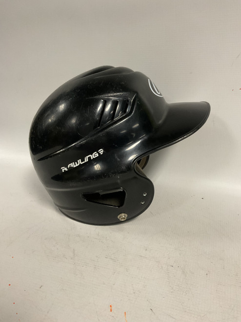 Vist Large View of Product Image Which is Used Rawlings HELMET Batting Helmet No Mask Black SM