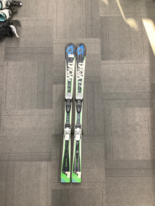 Vist Large View of Product Image Which is Used Volkl RTM JR Boys DH Ski/Binding Black 140 cm
