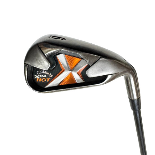 Vist Large View of Product Image Which is Used Callaway X-24 HOT Men's RH 6 Iron Regular Flex Graphite Shaft