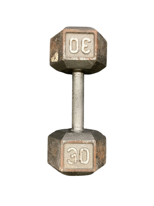 Vist Large View of Product Image Which is Used Hex Dumbbell (Each) 30 lb