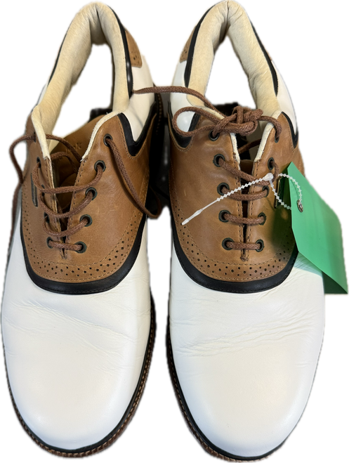 Vist Large View of Product Image Which is Used Reebok Mens Golf Shoes White Senior 10.5