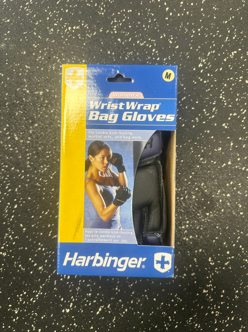 Used Harbinger Martial Arts Gloves Navy Blue MD 11849-S000032334 Vist Large View of Product Image Which is Used Harbinger Martial Arts Gloves Navy Blue MD