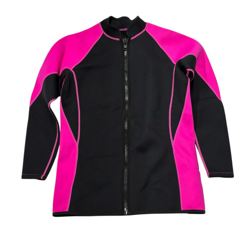 Vist Large View of Product Image Which is Used Womens Wetsuit Jacket Pink 3X