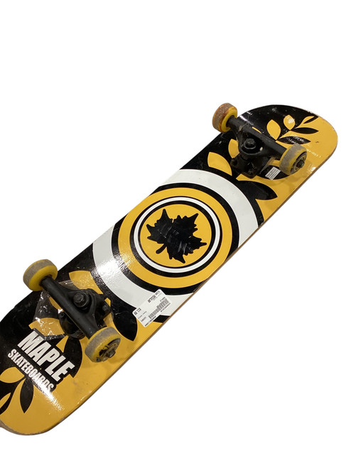 Vist Large View of Product Image Which is Used MAPLE Complete Skateboard Black Regular