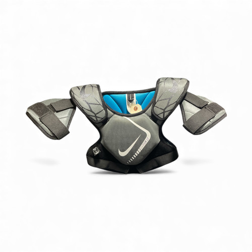 Vist Large View of Product Image Which is Used Nike VAPOR LT Lacrosse Shoulder Pads Grey Youth