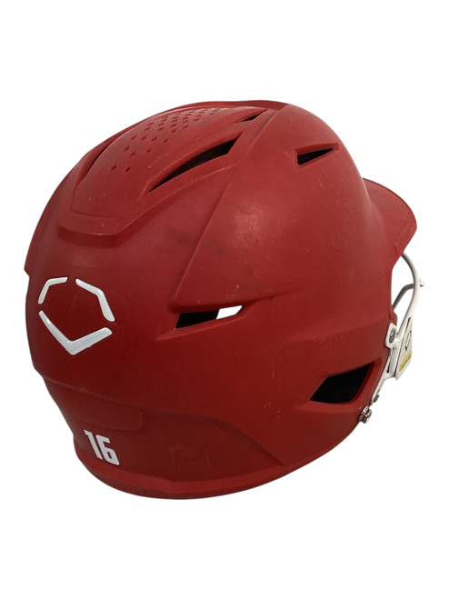 Vist Large View of Product Image Which is Used Evoshield WB57 Batting Helmet w/Mask Red M/L