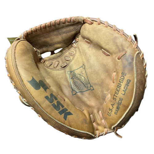 Vist Large View of Product Image Which is Used Ssk CM-9100 BB/SB Catchers RH Throw Brown 32"