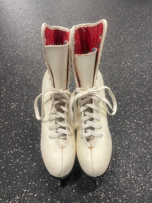 Vist Large View of Product Image Which is Used FIGURE SKATES WomensFigure Skate White Senior 8