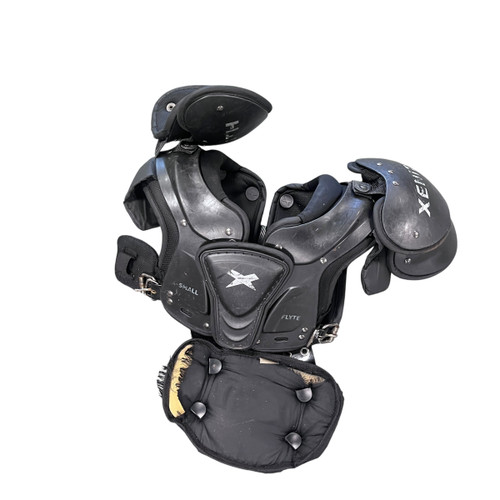 Vist Large View of Product Image Which is Used Xenith FLYTE FB Shoulder Pads Black XS