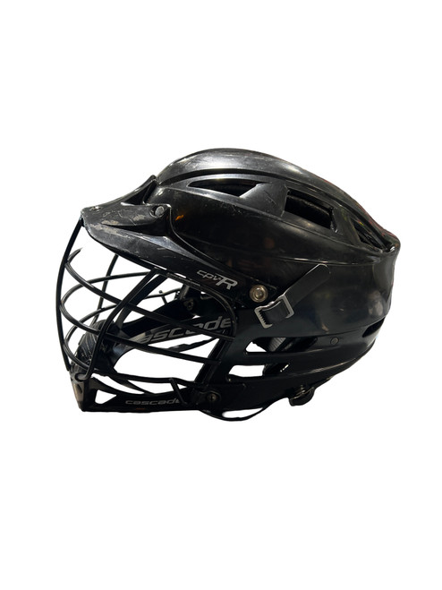 Vist Large View of Product Image Which is Used Cascade CPV-R Lacrosse Helmet Black One Size