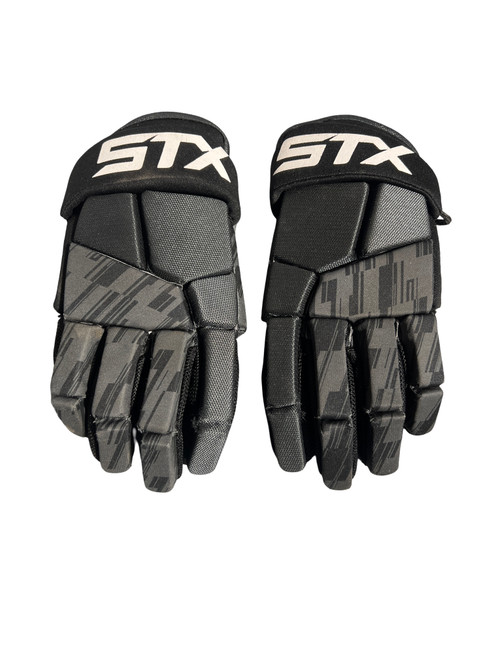 Vist Large View of Product Image Which is Used STX GLOVES Lacrosse Gloves Mens Black MD