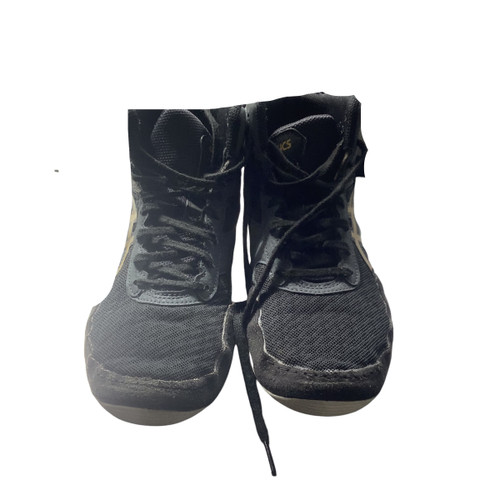 Vist Large View of Product Image Which is Used Asics Wrestling Shoes Black Junior 06