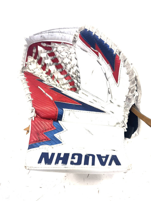 Used Vaughn VELOCITY ICEBERG INTER Inter Goalie Catcher White 11860-S000298840 Vist Large View of Product Image Which is Used Vaughn VELOCITY ICEBERG INTER Inter Goalie Catcher White